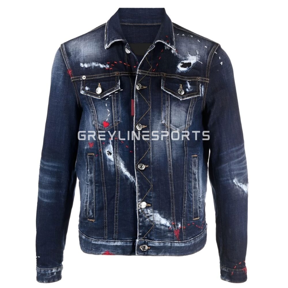 oversized custom denim jackets bulk low MOQ custom denim jackets wholesale