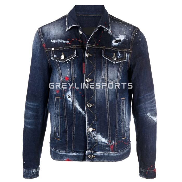 oversized custom denim jackets bulk low MOQ custom denim jackets wholesale